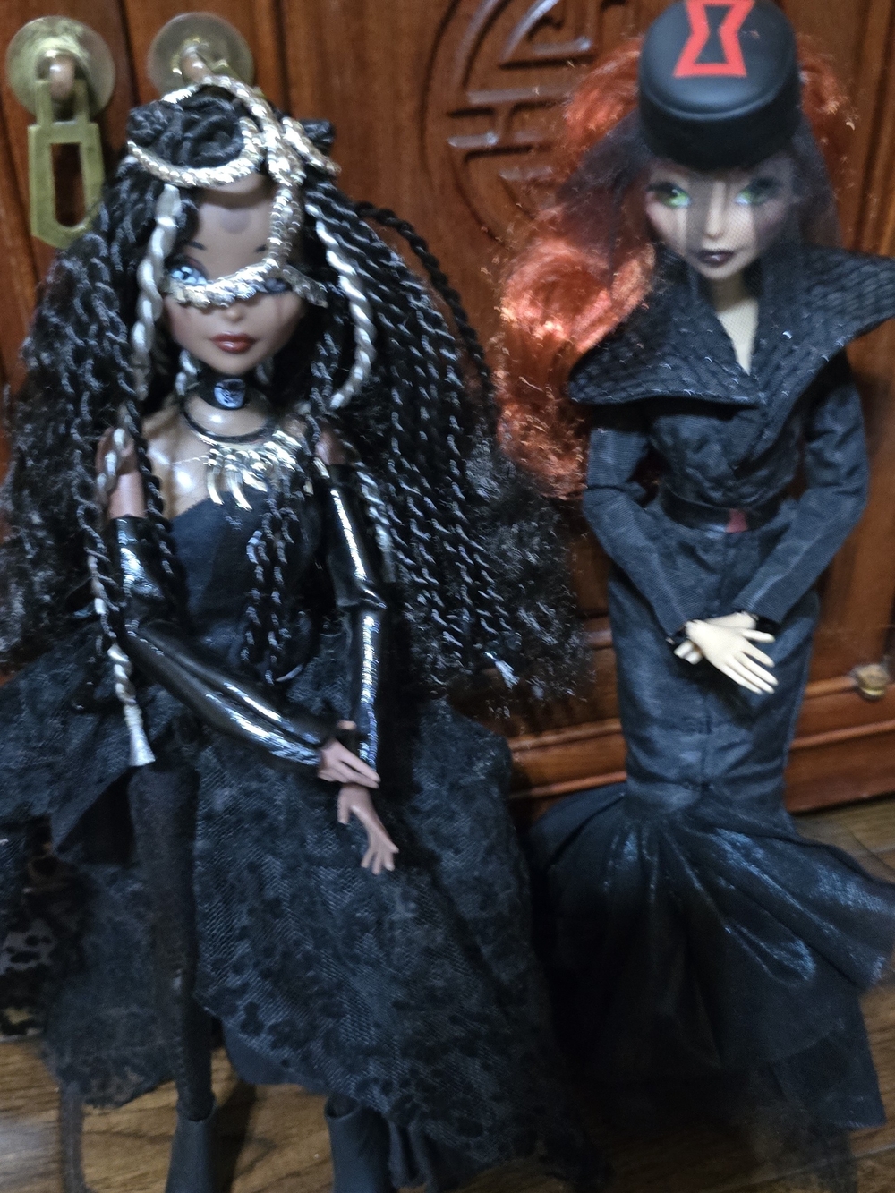 Black Gothic Witch Kids Costume Dress - Brand Unknown